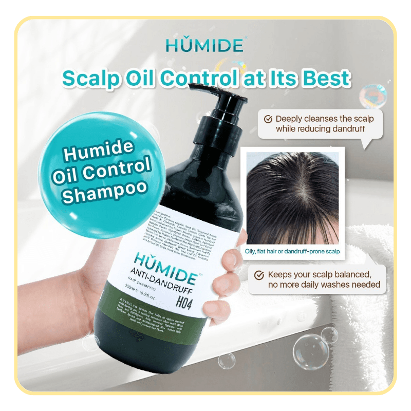 HUMIDE Anti-Dandruff Hair Shampoo | For Oily, Itchy & Combination Scalp (500 ml)