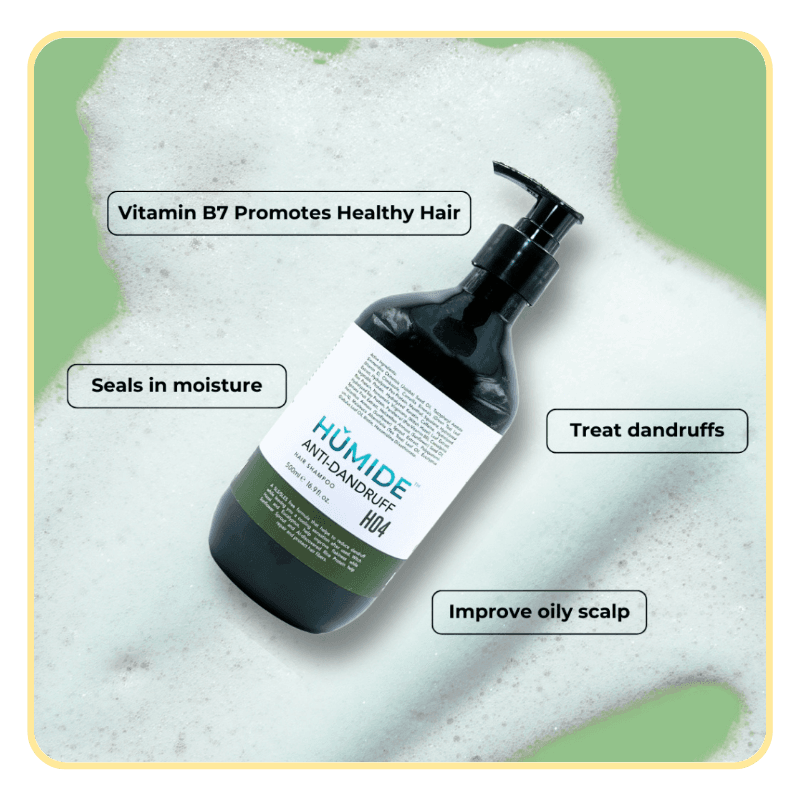 HUMIDE Anti-Dandruff Hair Shampoo | For Oily, Itchy & Combination Scalp (500 ml) - Image 2