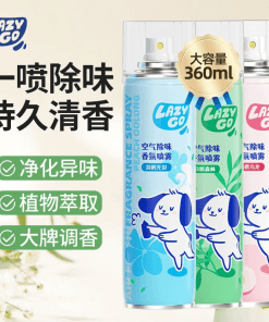 LAZYGO Air Freshener Spray – Wide Angle Deodorizer (360ml) – Source Odor Elimination