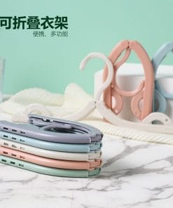 Portable Foldable Travel Hangers – Lightweight, Non-Slip, Space-Saving (4 Colors)