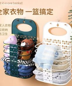 Foldable Laundry Basket - Wall Mounted & Space Saving (3 Sizes) | Dirty Clothes Organizer