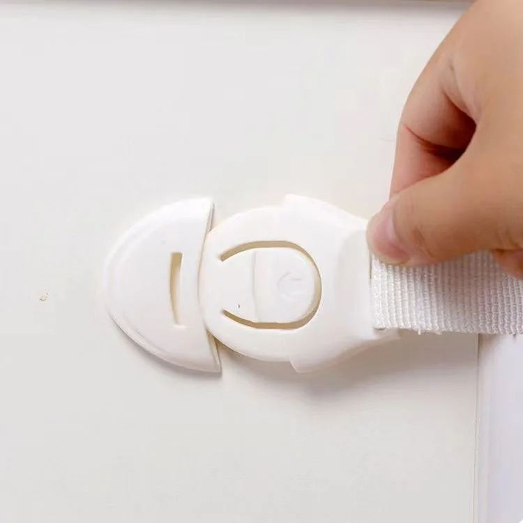 Infant Drawer Safety Lock – Baby Cabinet Lock, Fridge Strap, Childproof Adhesive (Blue/Pink) - Image 11